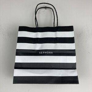 Sephora Poet Bag Black And White 6x6